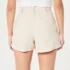 Hollister Livvy Ultra High-Rise Linen-Blend Shorts,Hollister Livvy Ultra High-Rise Linen-Blend Shorts