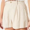 Hollister Livvy Ultra High-Rise Linen-Blend Shorts,Hollister Livvy Ultra High-Rise Linen-Blend Shorts
