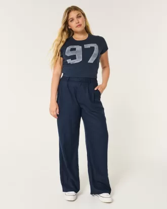 Hollister Livvy Ultra High-Rise Linen Blend Wide-Leg Pants,Hollister Livvy Ultra High-Rise Linen Blend Wide-Leg Pants Hollister Livvy Ultra High-Rise Linen Blend Wide-Leg Pants,Hollister Livvy Ultra High-Rise Linen Blend Wide-Leg Pants