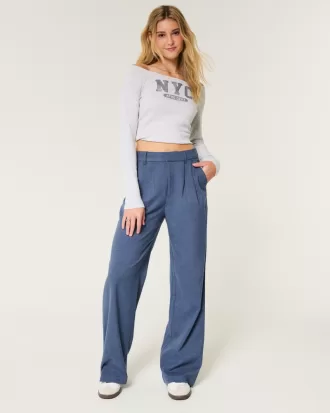 Hollister Livvy Ultra High-Rise Wide-Leg Pants,Hollister Livvy Ultra High-Rise Wide-Leg Pants Hollister Livvy Ultra High-Rise Wide-Leg Pants,Hollister Livvy Ultra High-Rise Wide-Leg Pants