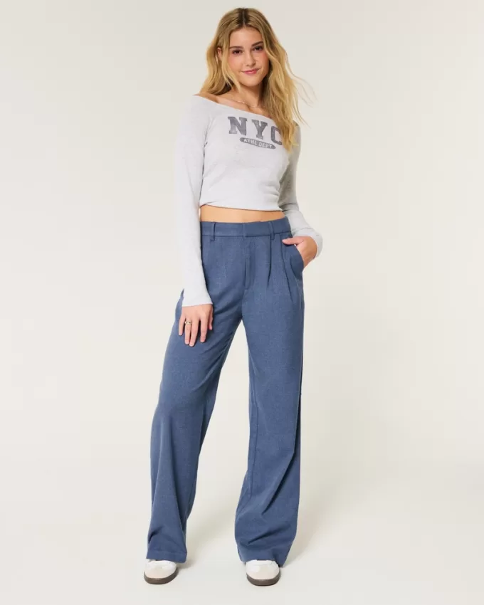 Hollister Livvy Ultra High-Rise Wide-Leg Pants,Hollister Livvy Ultra High-Rise Wide-Leg Pants Hollister Livvy Ultra High-Rise Wide-Leg Pants,Hollister Livvy Ultra High-Rise Wide-Leg Pants