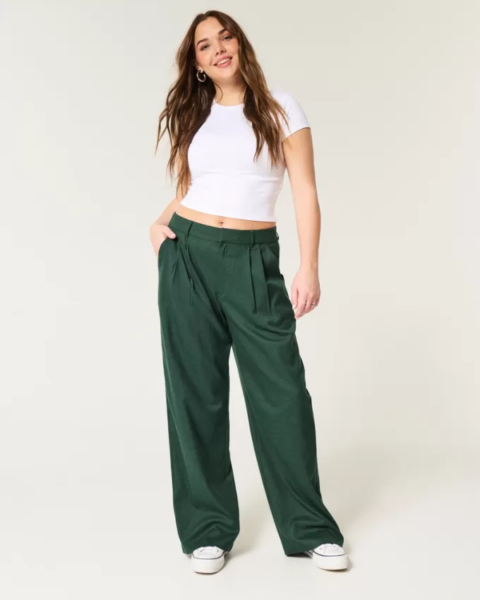 Hollister Livvy Ultra High-Rise Wide-Leg Pants,Hollister Livvy Ultra High-Rise Wide-Leg Pants Hollister Livvy Ultra High-Rise Wide-Leg Pants,Hollister Livvy Ultra High-Rise Wide-Leg Pants
