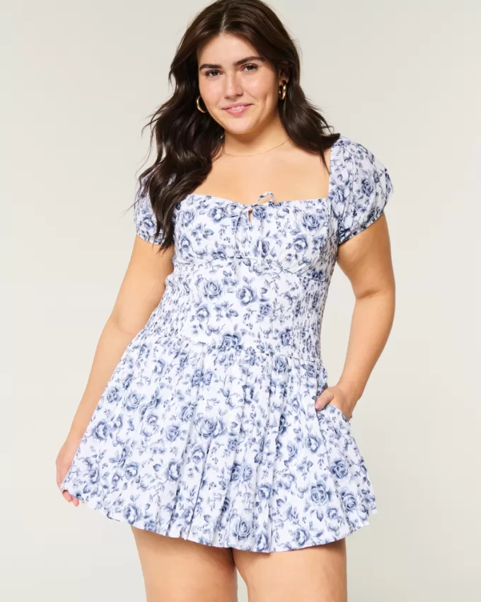 Hollister Sofia Drop-Waist Bubble Skort Dress,Hollister Sofia Drop-Waist Bubble Skort Dress Hollister Sofia Drop-Waist Bubble Skort Dress,Hollister Sofia Drop-Waist Bubble Skort Dress