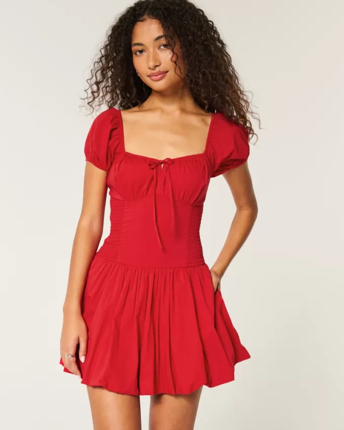 Hollister Sofia Drop-Waist Bubble Skort Dress,Hollister Sofia Drop-Waist Bubble Skort Dress Hollister Sofia Drop-Waist Bubble Skort Dress,Hollister Sofia Drop-Waist Bubble Skort Dress