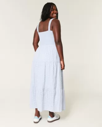 Hollister Sofia Side-Smocked Eyelet Maxi Dress,Hollister Sofia Side-Smocked Eyelet Maxi Dress Hollister Sofia Side-Smocked Eyelet Maxi Dress,Hollister Sofia Side-Smocked Eyelet Maxi Dress
