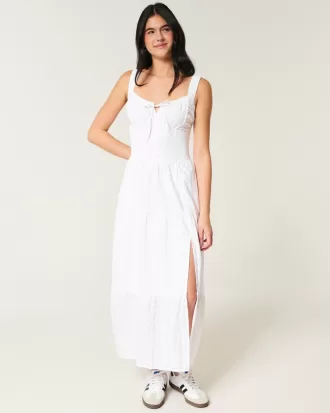 Hollister Sofia Side-Smocked Eyelet Maxi Dress,Hollister Sofia Side-Smocked Eyelet Maxi Dress Hollister Sofia Side-Smocked Eyelet Maxi Dress,Hollister Sofia Side-Smocked Eyelet Maxi Dress