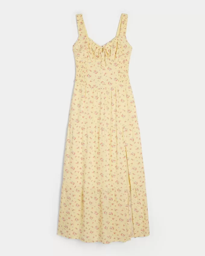 Hollister Sofia Side-Smocked Maxi Dress,Hollister Sofia Side-Smocked Maxi Dress Hollister Sofia Side-Smocked Maxi Dress,Hollister Sofia Side-Smocked Maxi Dress