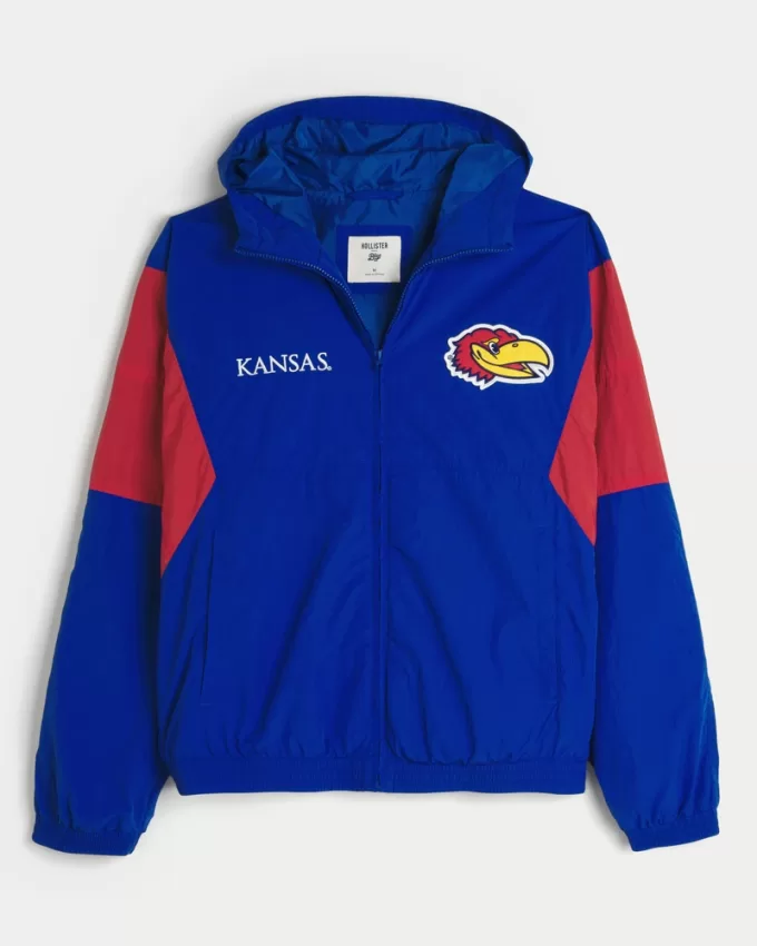 Kansas Jayhawks Graphic Hooded Windbreaker Jacket,Kansas Jayhawks Graphic Hooded Windbreaker Jacket Kansas Jayhawks Graphic Hooded Windbreaker Jacket,Kansas Jayhawks Graphic Hooded Windbreaker Jacket