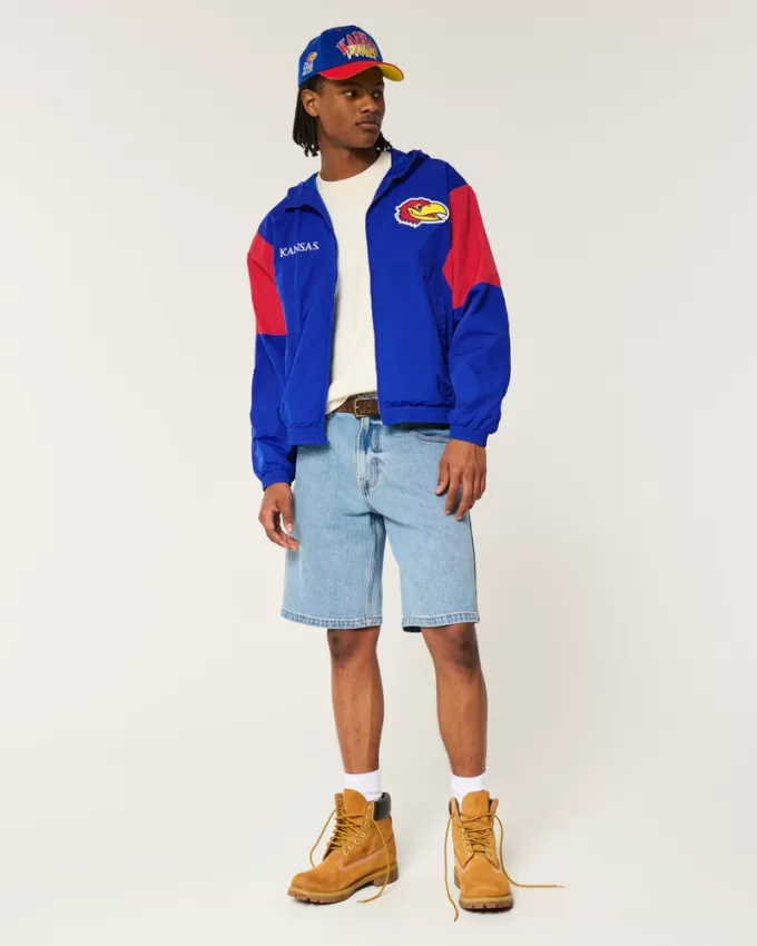 Kansas Jayhawks Graphic Hooded Windbreaker Jacket,Kansas Jayhawks Graphic Hooded Windbreaker Jacket Kansas Jayhawks Graphic Hooded Windbreaker Jacket,Kansas Jayhawks Graphic Hooded Windbreaker Jacket
