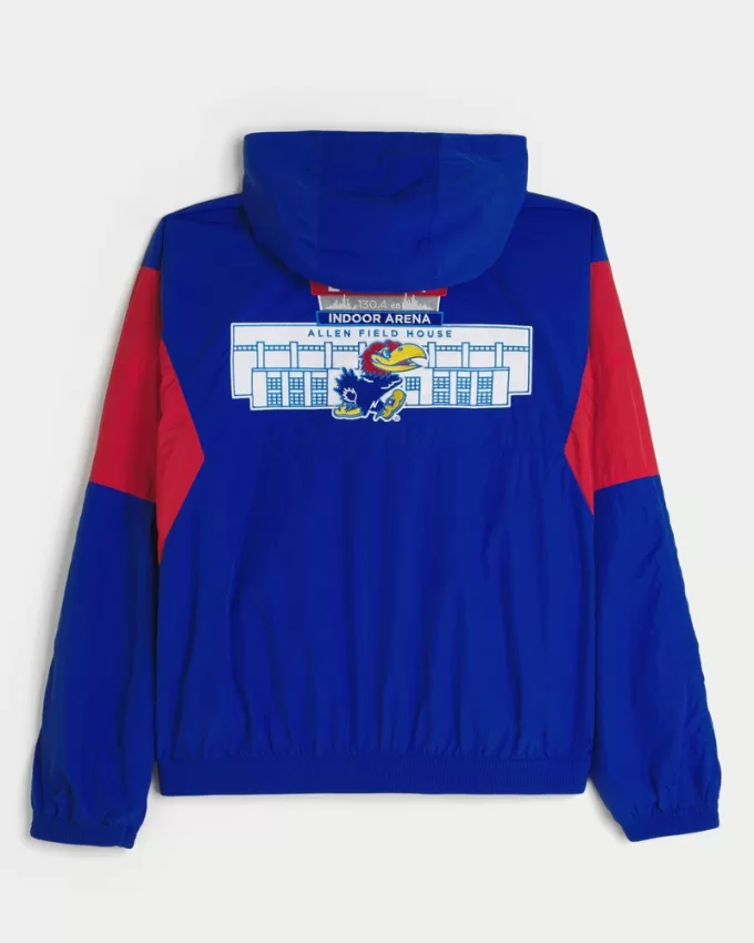 Kansas Jayhawks Graphic Hooded Windbreaker Jacket,Kansas Jayhawks Graphic Hooded Windbreaker Jacket Kansas Jayhawks Graphic Hooded Windbreaker Jacket,Kansas Jayhawks Graphic Hooded Windbreaker Jacket