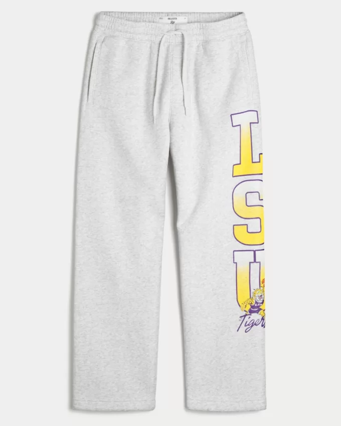 LSU Tigers Graphic Baggy Sweatpants,LSU Tigers Graphic Baggy Sweatpants