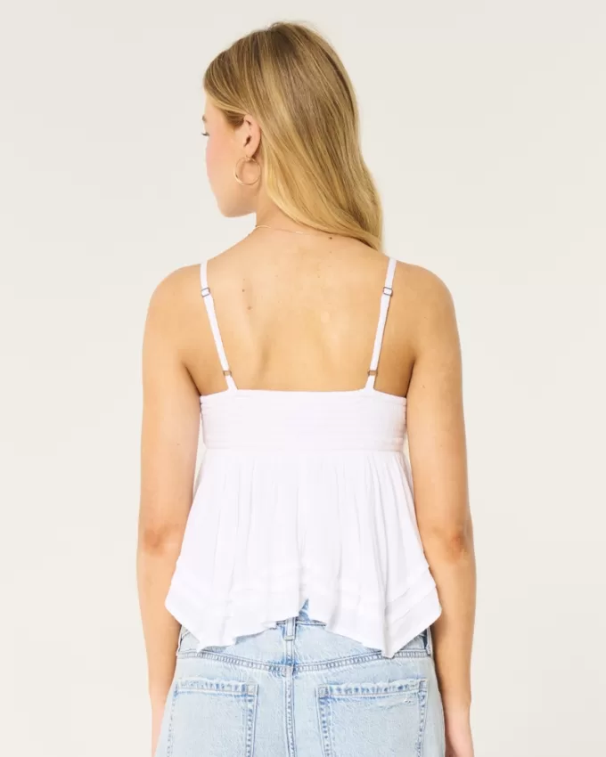 Lace Bust Babydoll Top,Lace Bust Babydoll Top