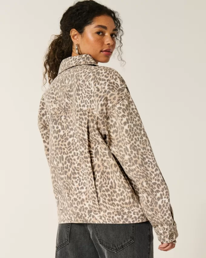 Leopard Print Denim Jacket,Leopard Print Denim Jacket Leopard Print Denim Jacket,Leopard Print Denim Jacket