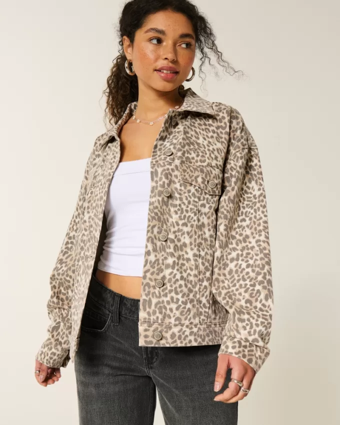 Leopard Print Denim Jacket,Leopard Print Denim Jacket Leopard Print Denim Jacket,Leopard Print Denim Jacket