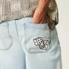 Light Wash Dice Graphic Super Baggy Denim Shorts,Light Wash Dice Graphic Super Baggy Denim Shorts Light Wash Dice Graphic Super Baggy Denim Shorts,Light Wash Dice Graphic Super Baggy Denim Shorts