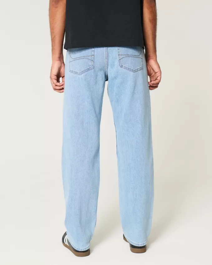 Light Wash Loose Jeans,Light Wash Loose Jeans