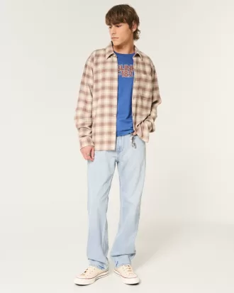 Light Wash Loose Jeans,Light Wash Loose Jeans