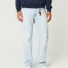 Light Wash Straight Jeans,Light Wash Straight Jeans