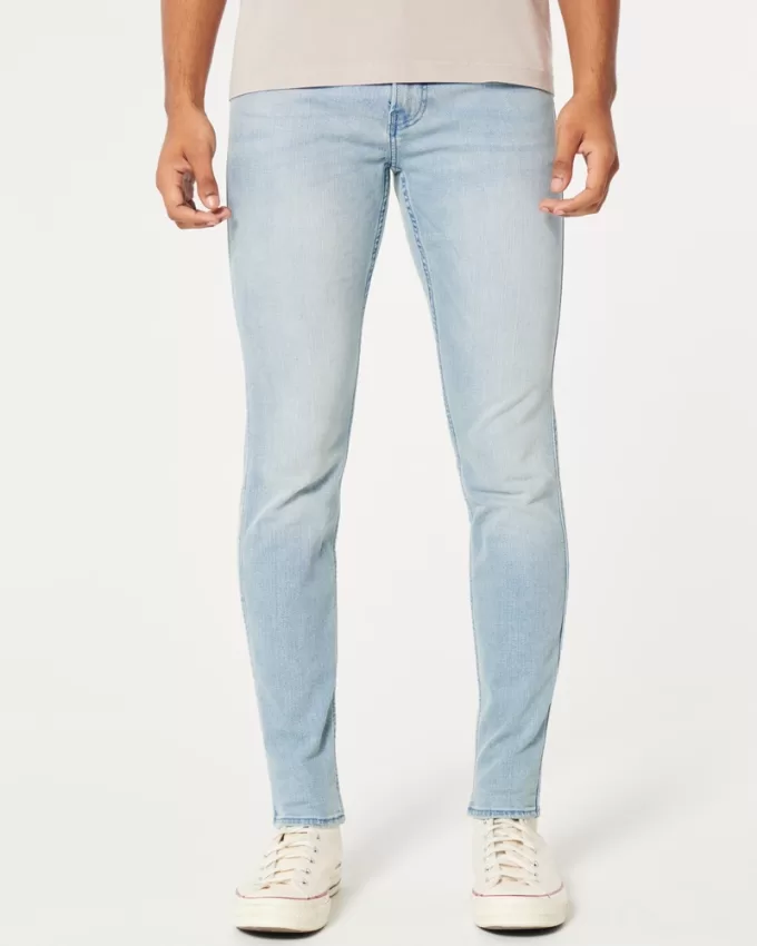 Light Wash Super Skinny Jeans,Light Wash Super Skinny Jeans