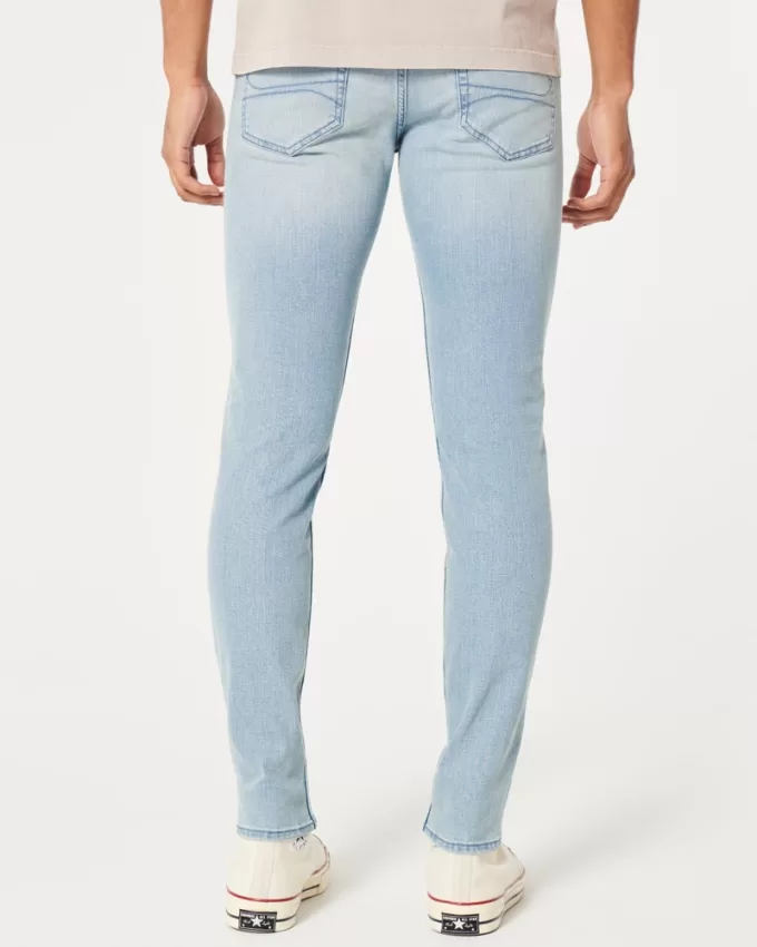 Light Wash Super Skinny Jeans,Light Wash Super Skinny Jeans