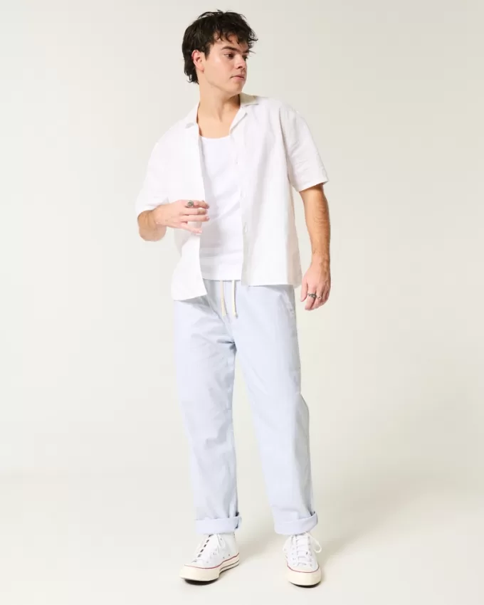 Linen-Blend Loose Pull-On Pants,Linen-Blend Loose Pull-On Pants Linen-Blend Loose Pull-On Pants,Linen-Blend Loose Pull-On Pants