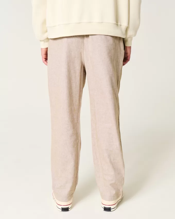 Linen-Blend Loose Pull-On Pants,Linen-Blend Loose Pull-On Pants Linen-Blend Loose Pull-On Pants,Linen-Blend Loose Pull-On Pants