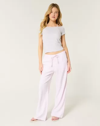 Linen-Blend Pull-On Baggy Pants,Linen-Blend Pull-On Baggy Pants Linen-Blend Pull-On Baggy Pants,Linen-Blend Pull-On Baggy Pants