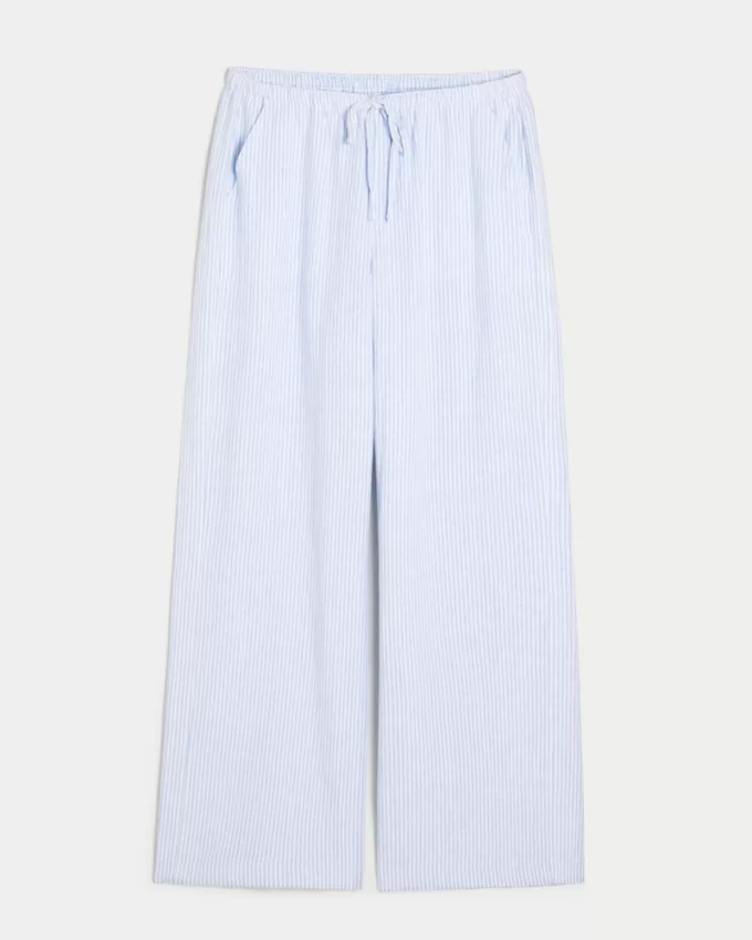 Linen-Blend Pull-On Baggy Pants,Linen-Blend Pull-On Baggy Pants Linen-Blend Pull-On Baggy Pants,Linen-Blend Pull-On Baggy Pants