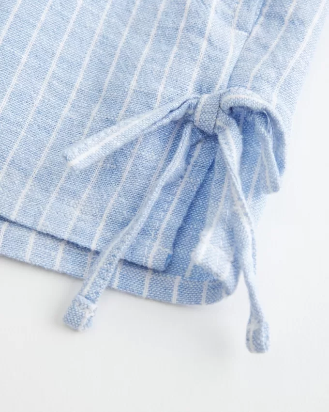 Linen-Blend Side Bow Soft Shorts,Linen-Blend Side Bow Soft Shorts Linen-Blend Side Bow Soft Shorts,Linen-Blend Side Bow Soft Shorts