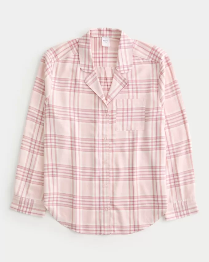 Long-Sleeve Flannel Pajama Top,Long-Sleeve Flannel Pajama Top Long-Sleeve Flannel Pajama Top,Long-Sleeve Flannel Pajama Top