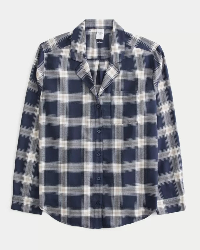 Long-Sleeve Flannel Pajama Top,Long-Sleeve Flannel Pajama Top Long-Sleeve Flannel Pajama Top,Long-Sleeve Flannel Pajama Top
