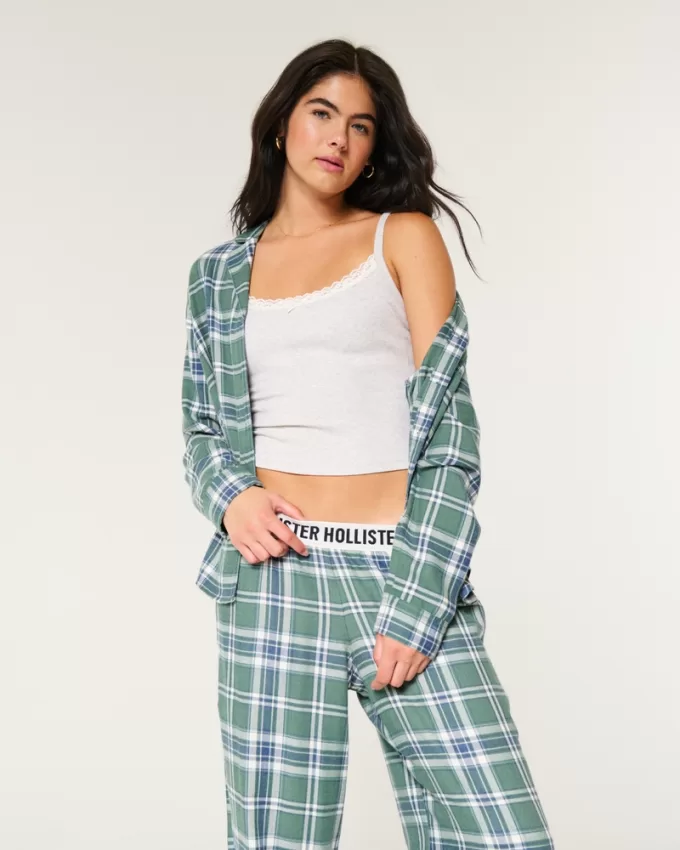 Long-Sleeve Flannel Pajama Top,Long-Sleeve Flannel Pajama Top Long-Sleeve Flannel Pajama Top,Long-Sleeve Flannel Pajama Top