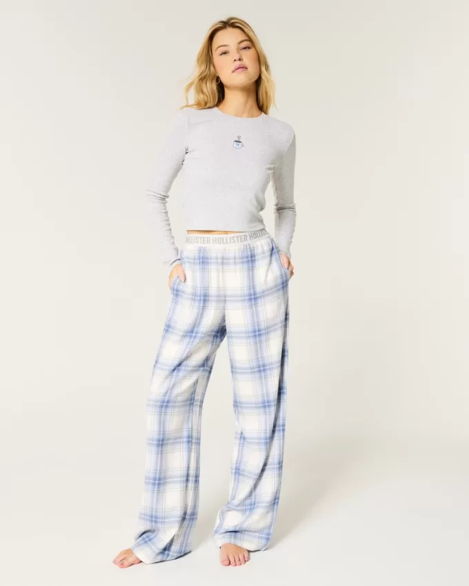 Long-Sleeve Graphic Tee & Flannel Pajama Pants Set,Long-Sleeve Graphic Tee & Flannel Pajama Pants Set Long-Sleeve Graphic Tee & Flannel Pajama Pants Set,Long-Sleeve Graphic Tee & Flannel Pajama Pants Set