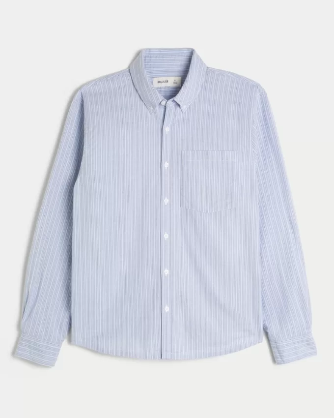 Long-Sleeve Oxford Shirt,Long-Sleeve Oxford Shirt
