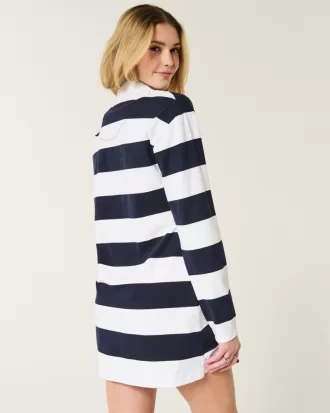 Long-Sleeve Rugby Mini Dress,Long-Sleeve Rugby Mini Dress Long-Sleeve Rugby Mini Dress,Long-Sleeve Rugby Mini Dress