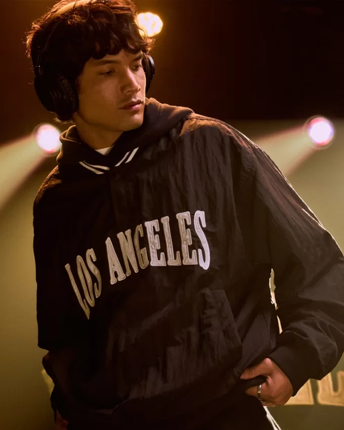 Los Angeles Graphic Popover Jacket,Los Angeles Graphic Popover Jacket Los Angeles Graphic Popover Jacket,Los Angeles Graphic Popover Jacket