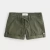 Low-Rise Adjustable Hem Shorts,Low-Rise Adjustable Hem Shorts Low-Rise Adjustable Hem Shorts,Low-Rise Adjustable Hem Shorts