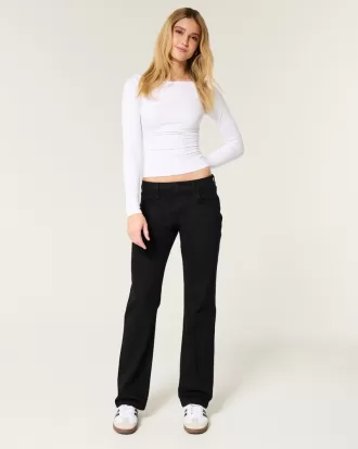 Low-Rise Black Relaxed Straight Jeans,Low-Rise Black Relaxed Straight Jeans Low-Rise Black Relaxed Straight Jeans,Low-Rise Black Relaxed Straight Jeans