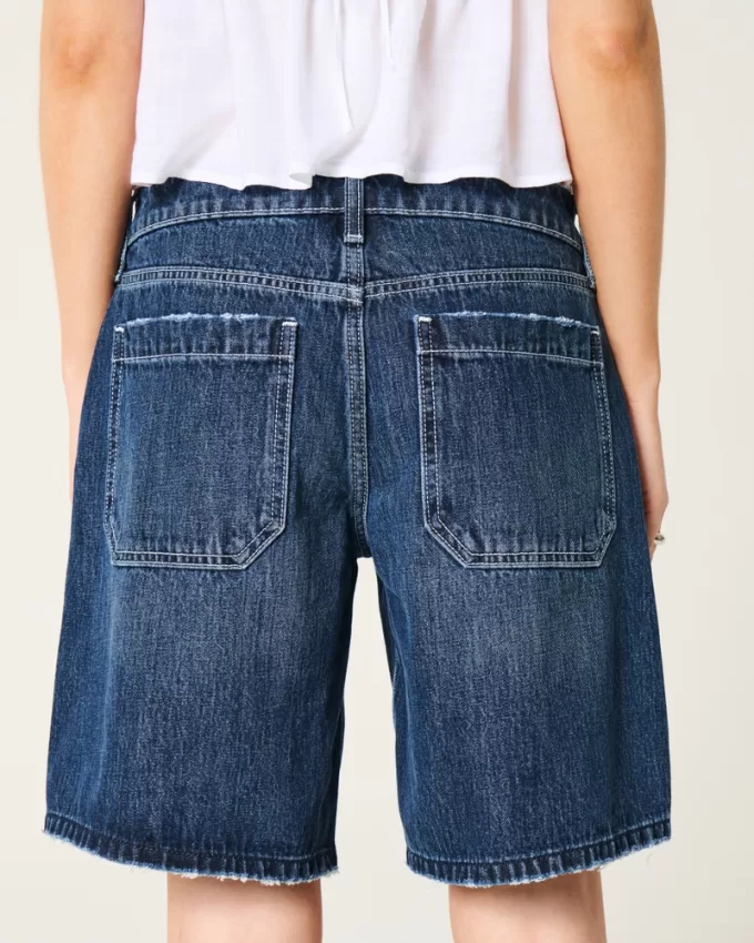 Low-Rise Dark Rinse Wash Baggy Jort,Low-Rise Dark Rinse Wash Baggy Jort Low-Rise Dark Rinse Wash Baggy Jort,Low-Rise Dark Rinse Wash Baggy Jort