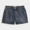 Low-Rise Dark Wash Baggy Denim Shorts 5″,Low-Rise Dark Wash Baggy Denim Shorts 5″ Low-Rise Dark Wash Baggy Denim Shorts 5″,Low-Rise Dark Wash Baggy Denim Shorts 5″