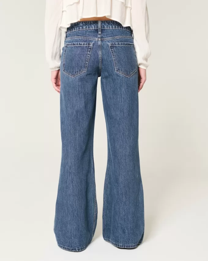 Low-Rise Dark Wash Baggy Flare Jean,Low-Rise Dark Wash Baggy Flare Jean Low-Rise Dark Wash Baggy Flare Jean,Low-Rise Dark Wash Baggy Flare Jean