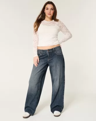 Low-Rise Dark Wash Baggy Jeans,Low-Rise Dark Wash Baggy Jeans Low-Rise Dark Wash Baggy Jeans,Low-Rise Dark Wash Baggy Jeans