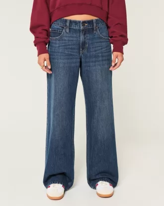 Low-Rise Dark Wash Comfort Waistband Baggy Jeans,Low-Rise Dark Wash Comfort Waistband Baggy Jeans Low-Rise Dark Wash Comfort Waistband Baggy Jeans,Low-Rise Dark Wash Comfort Waistband Baggy Jeans