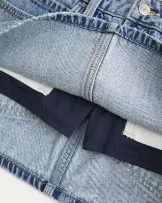 Low-Rise Denim Mini Skort,Low-Rise Denim Mini Skort Low-Rise Denim Mini Skort,Low-Rise Denim Mini Skort