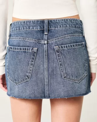 Low-Rise Denim Mini Skort,Low-Rise Denim Mini Skort Low-Rise Denim Mini Skort,Low-Rise Denim Mini Skort