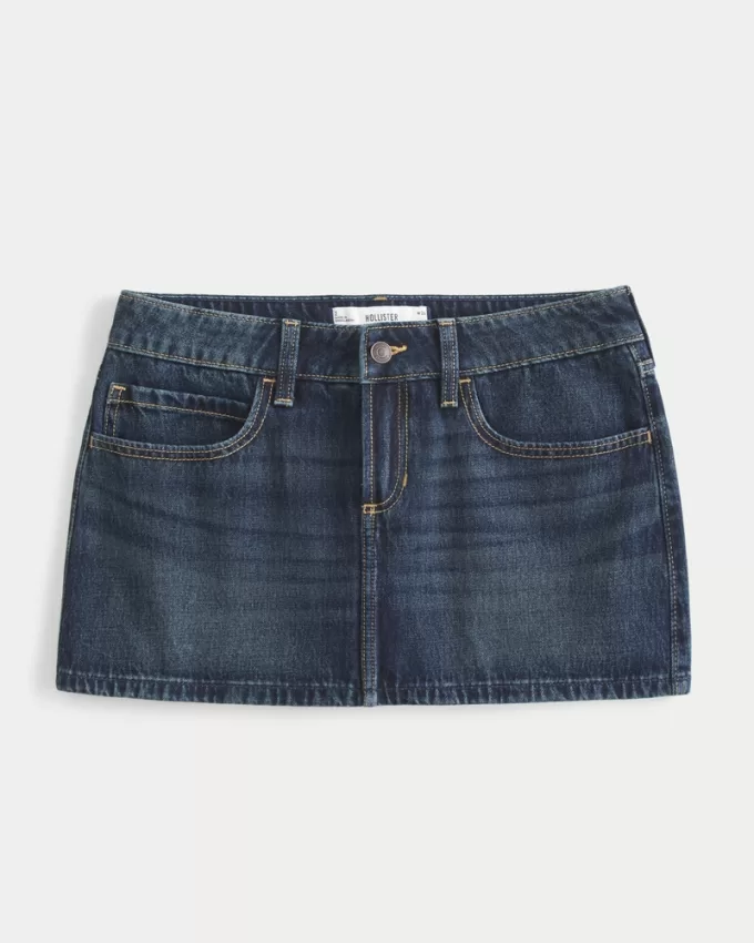 Low-Rise Denim Mini Skort,Low-Rise Denim Mini Skort Low-Rise Denim Mini Skort,Low-Rise Denim Mini Skort