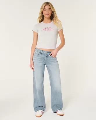 Low-Rise Distressed Medium Wash Baggy Jeans,Low-Rise Distressed Medium Wash Baggy Jeans Low-Rise Distressed Medium Wash Baggy Jeans,Low-Rise Distressed Medium Wash Baggy Jeans