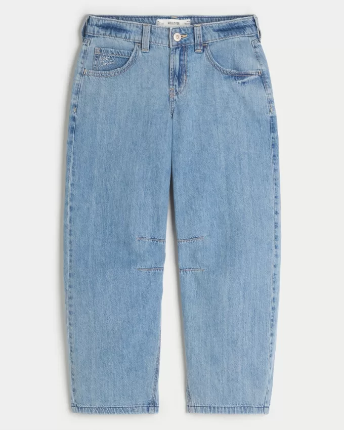 Low-Rise Embroidered Shells Medium Wash Tapered Baggy Ankle Jeans,Low-Rise Embroidered Shells Medium Wash Tapered Baggy Ankle Jeans Low-Rise Embroidered Shells Medium Wash Tapered Baggy Ankle Jeans,Low-Rise Embroidered Shells Medium Wash Tapered Baggy Ankle Jeans