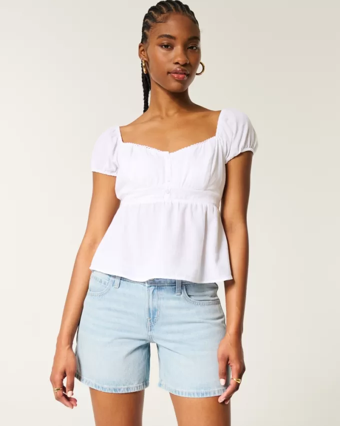 Low-Rise Light Wash Baggy Denim Carpenter Shorts 5″,Low-Rise Light Wash Baggy Denim Carpenter Shorts 5″