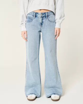 Low-Rise Light Wash Baggy Flare Jeans,Low-Rise Light Wash Baggy Flare Jeans Low-Rise Light Wash Baggy Flare Jeans,Low-Rise Light Wash Baggy Flare Jeans